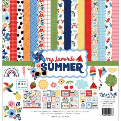 Echo Park My Favorite Summer Designpapiere - Collection Kit